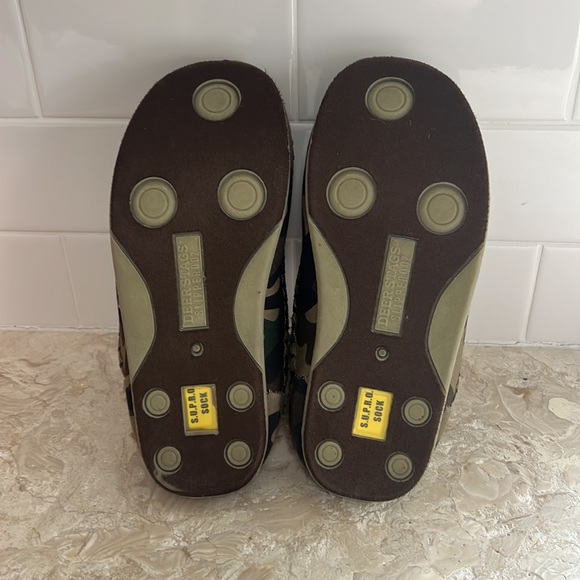 Boys camo slippers size 3 Deer Stags slipperooz - Picture 4 of 9